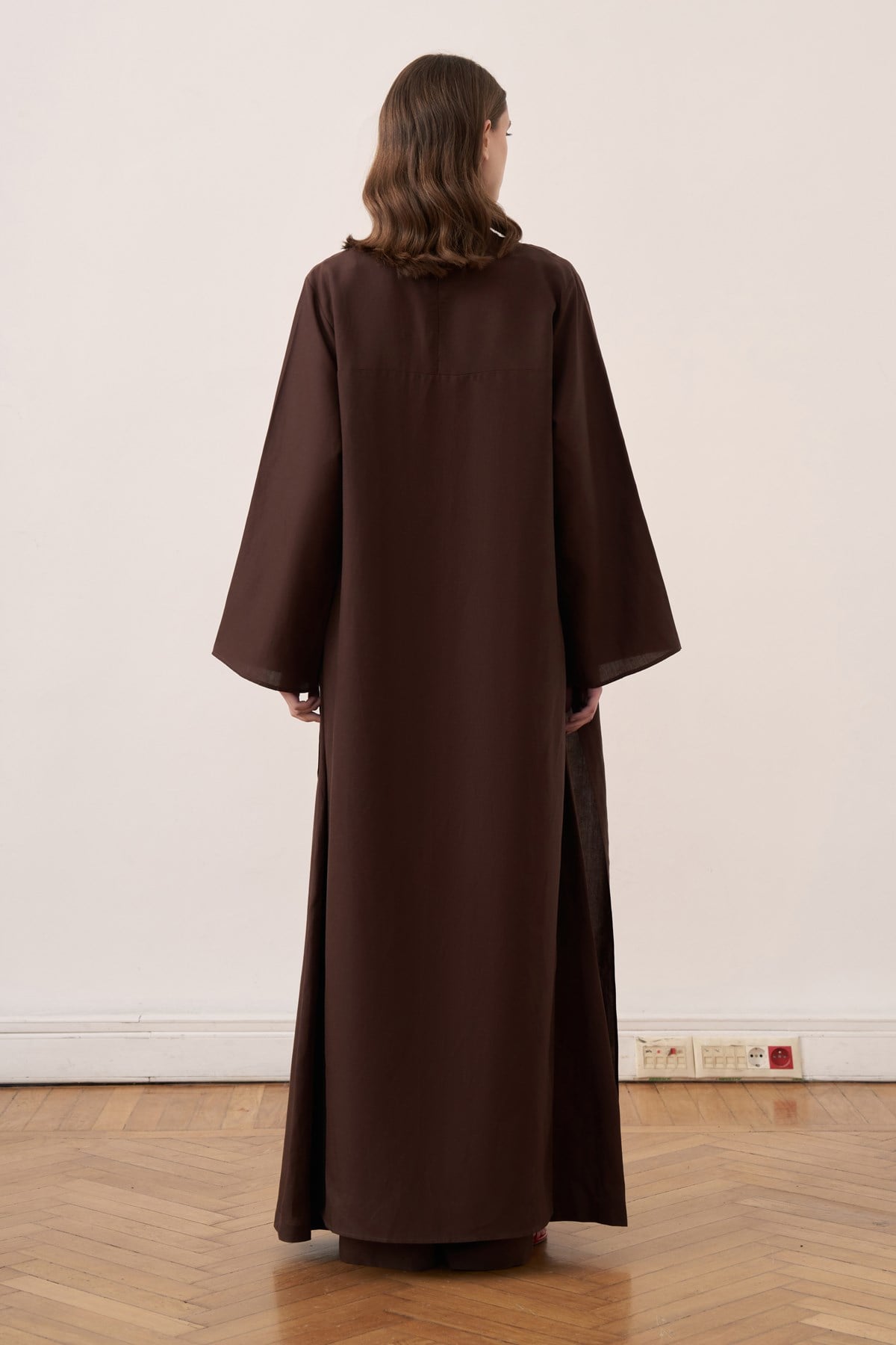Marevia 2-piece Tunic & Pants Set - Dark Brown