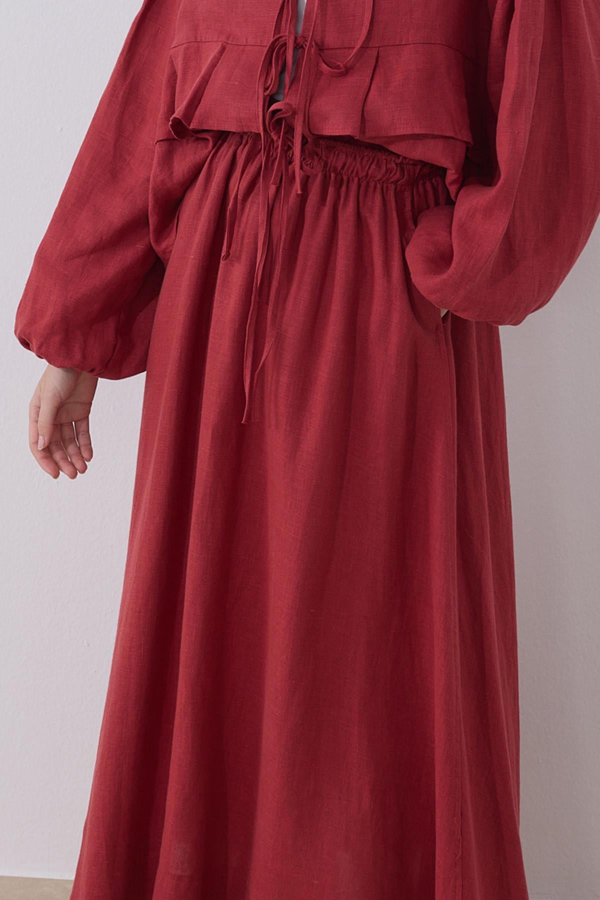 Nalu Linen Maxi Skirt