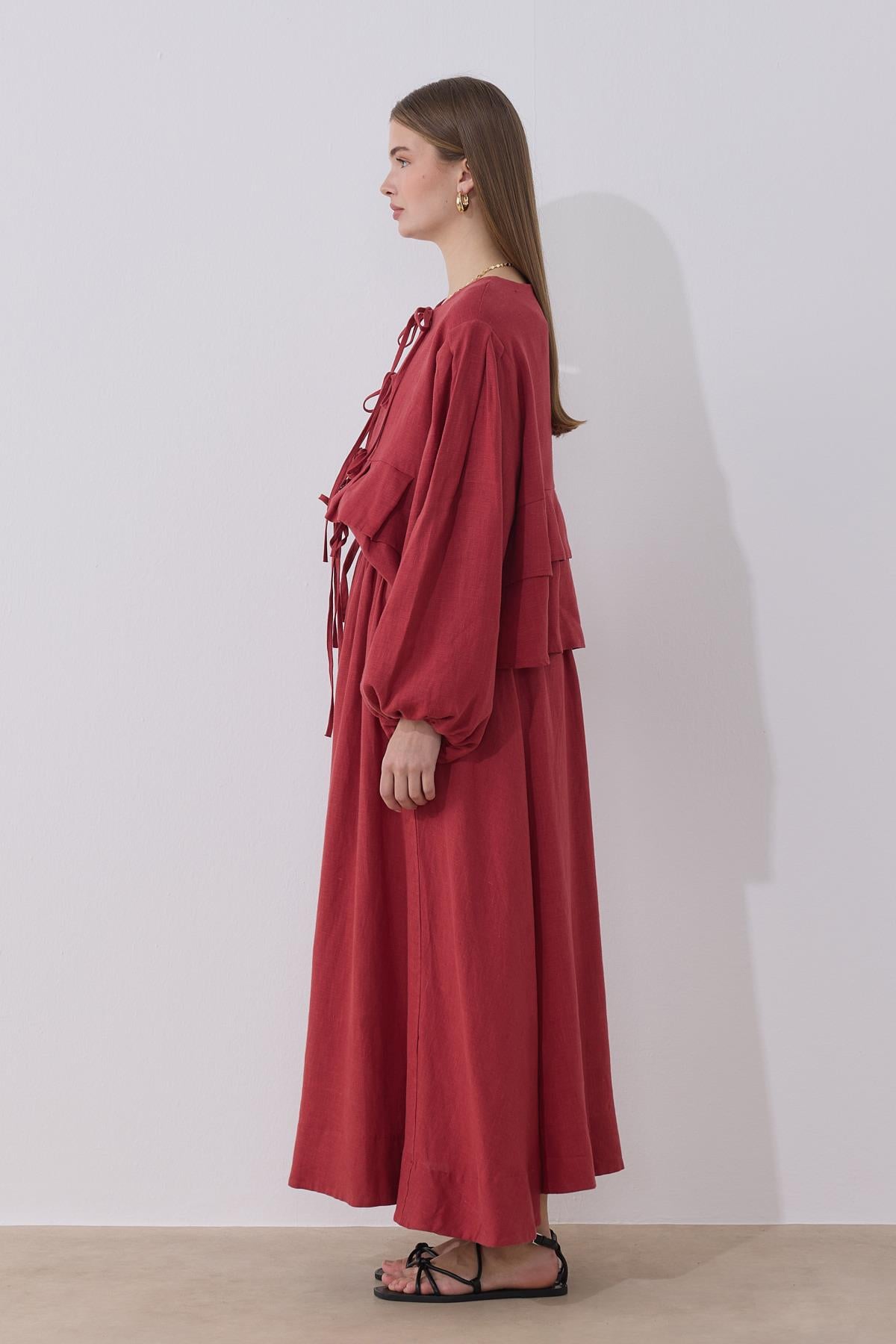 Nalu Linen Maxi Skirt