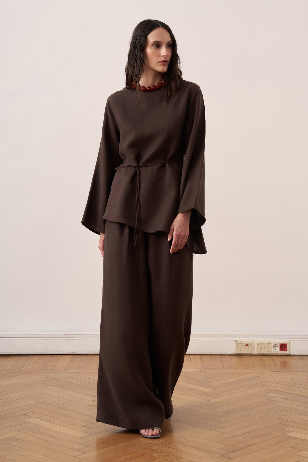 Orlena Blouse - Dark Brown