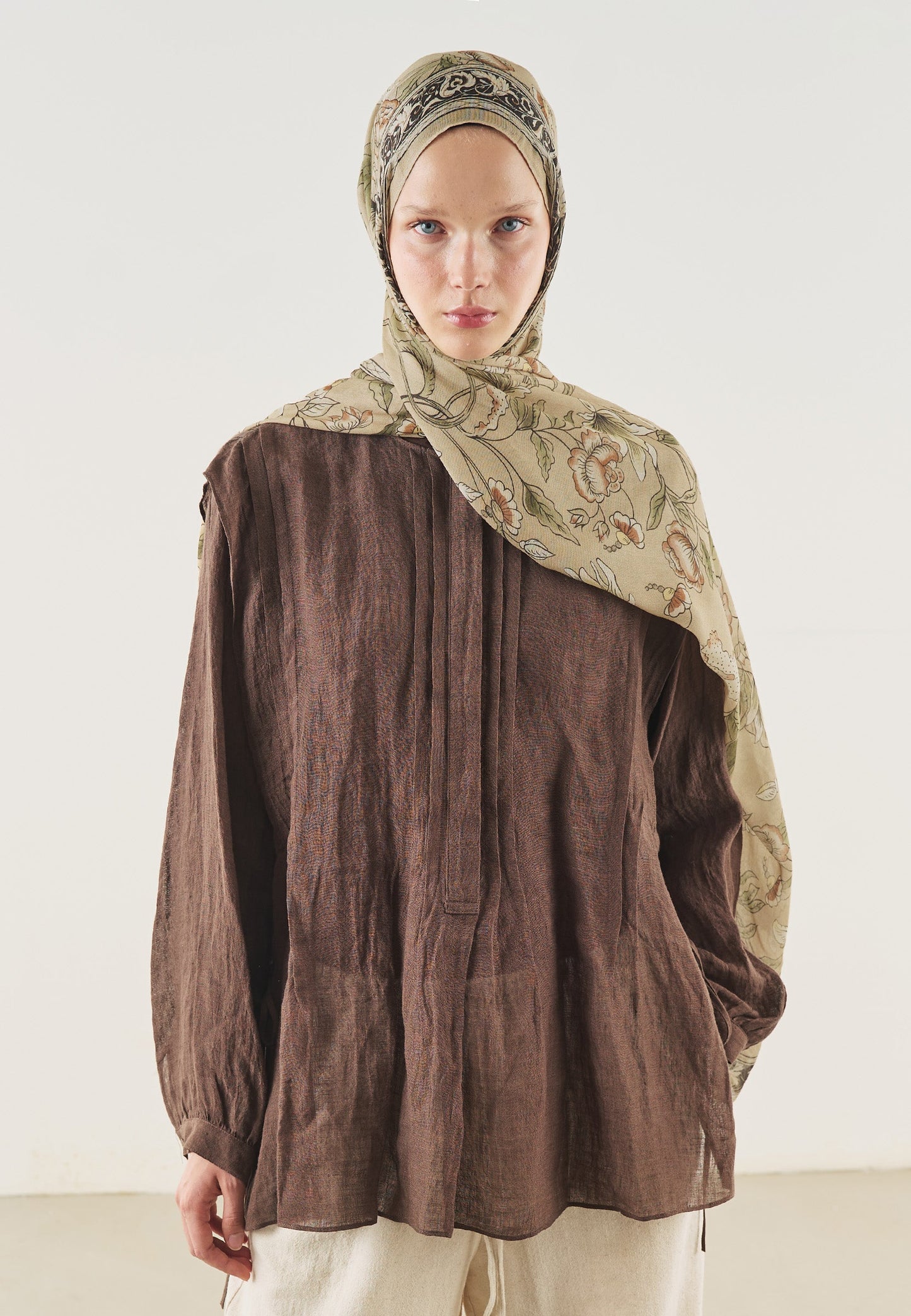 Pure Ethnic Pattern Soft Viscose Scarf