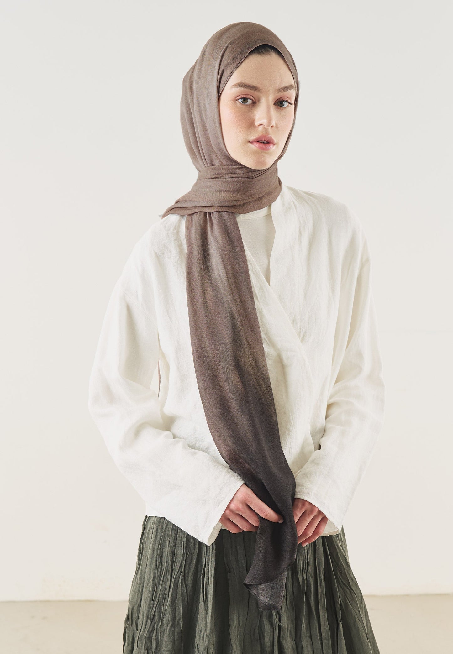Sand Ripples Pattern Soft Viscose Scarf
