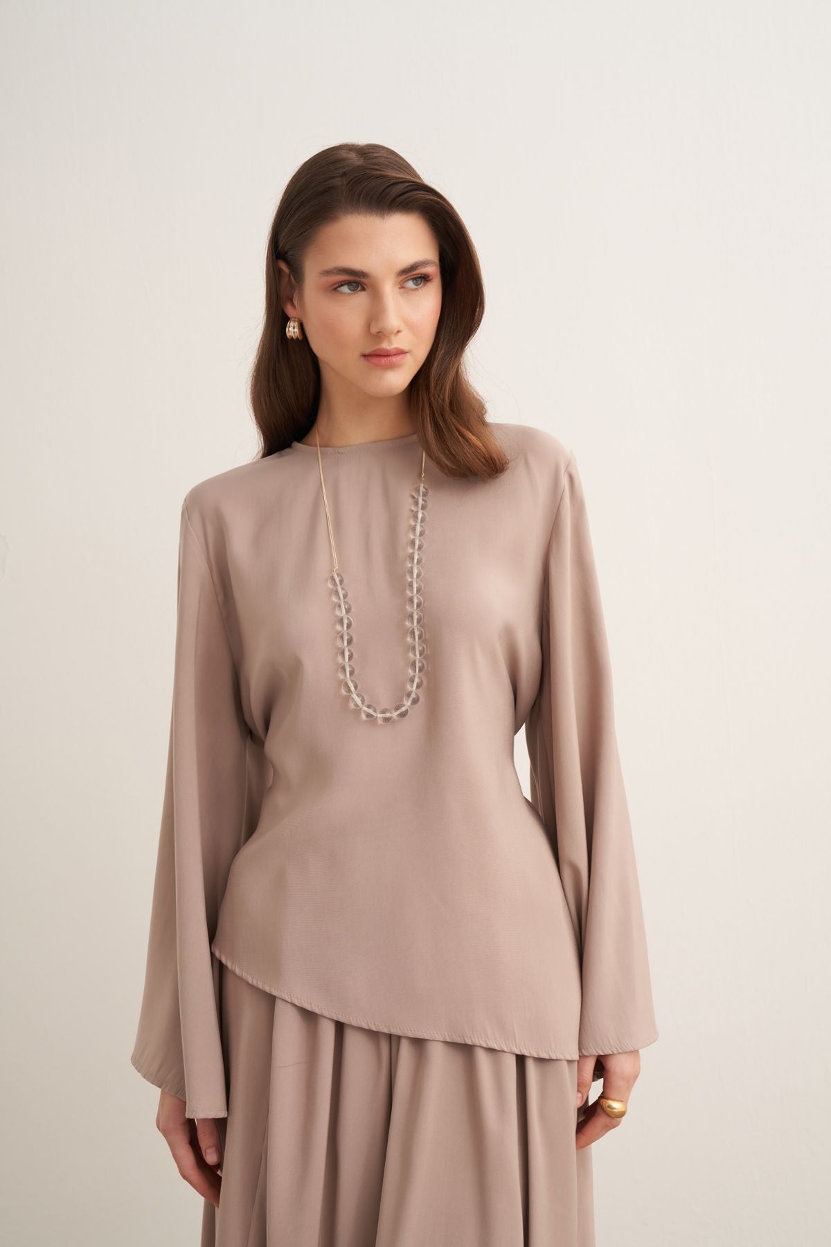 Serena 2-pieces Cupra Set - Mink