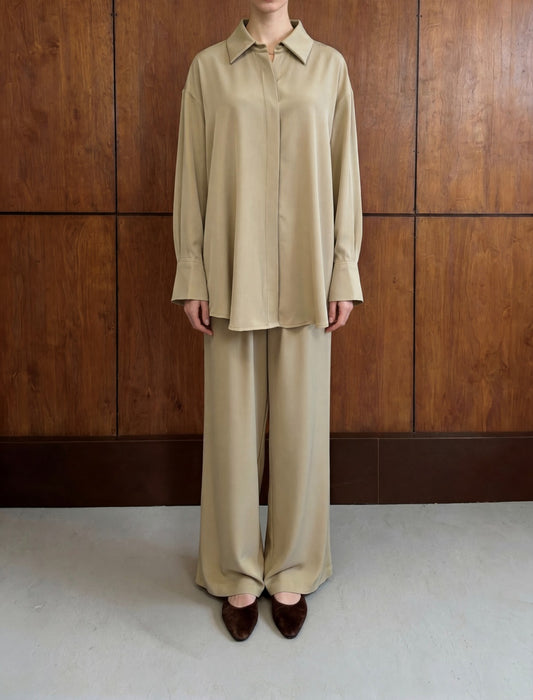 Luxe 2-Piece Crepe Set - Green