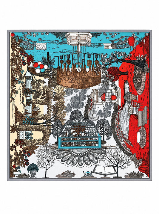 Bloomia Shawls-Rouge