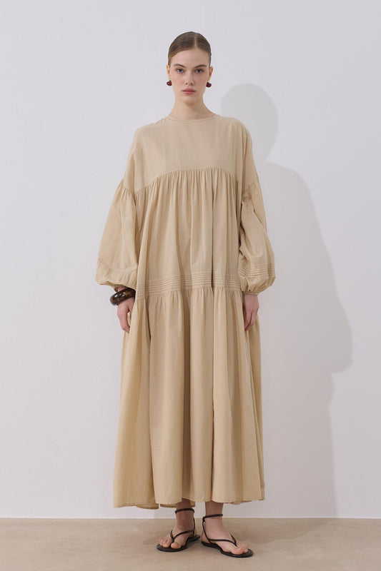 Soho Cotton Dress - Beige
