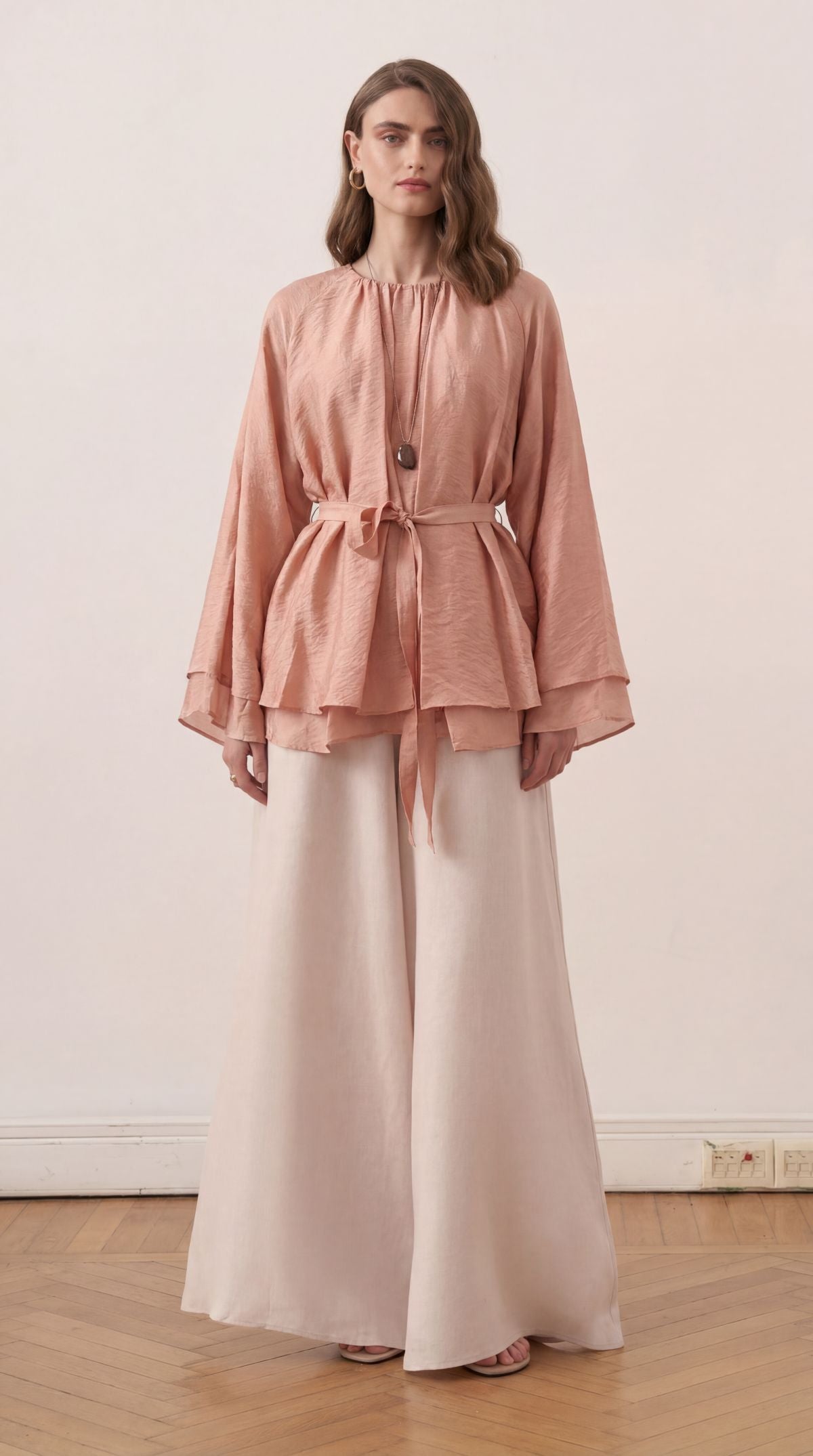 Tidea Blouse - Salmon