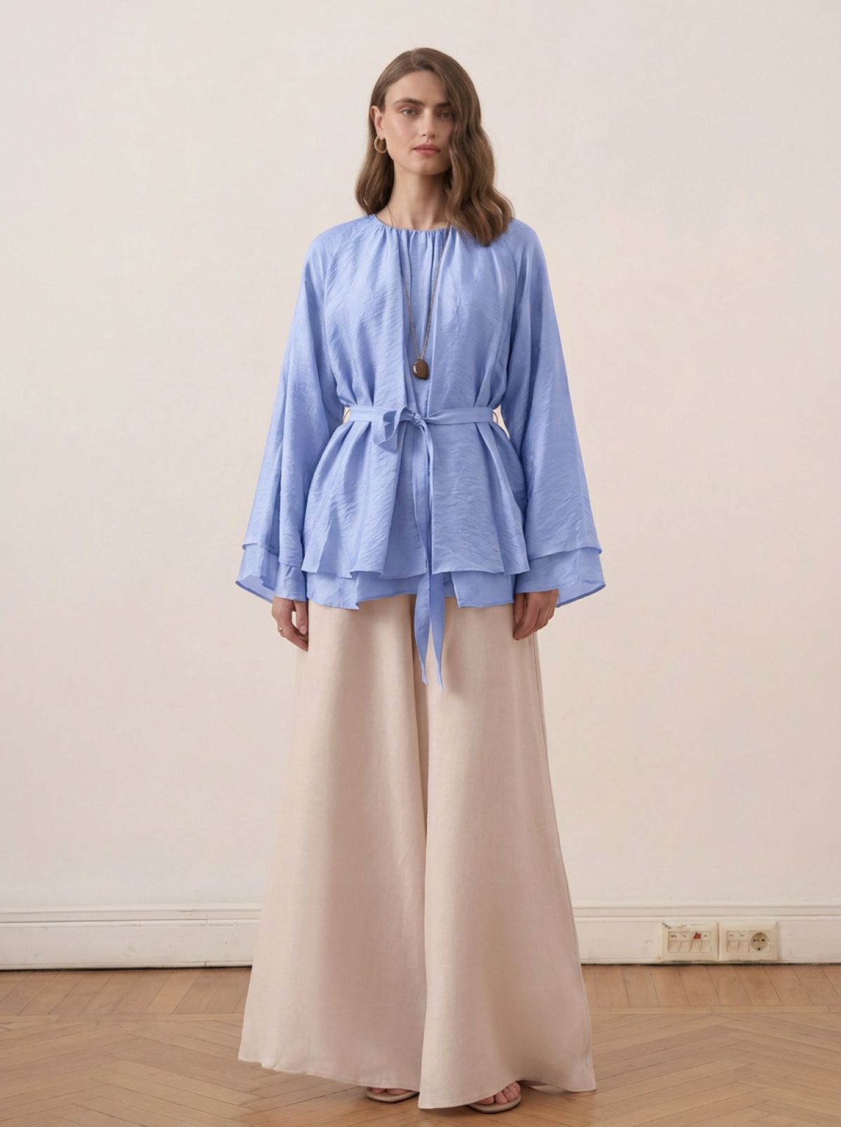 Tidea Blouse - Blue