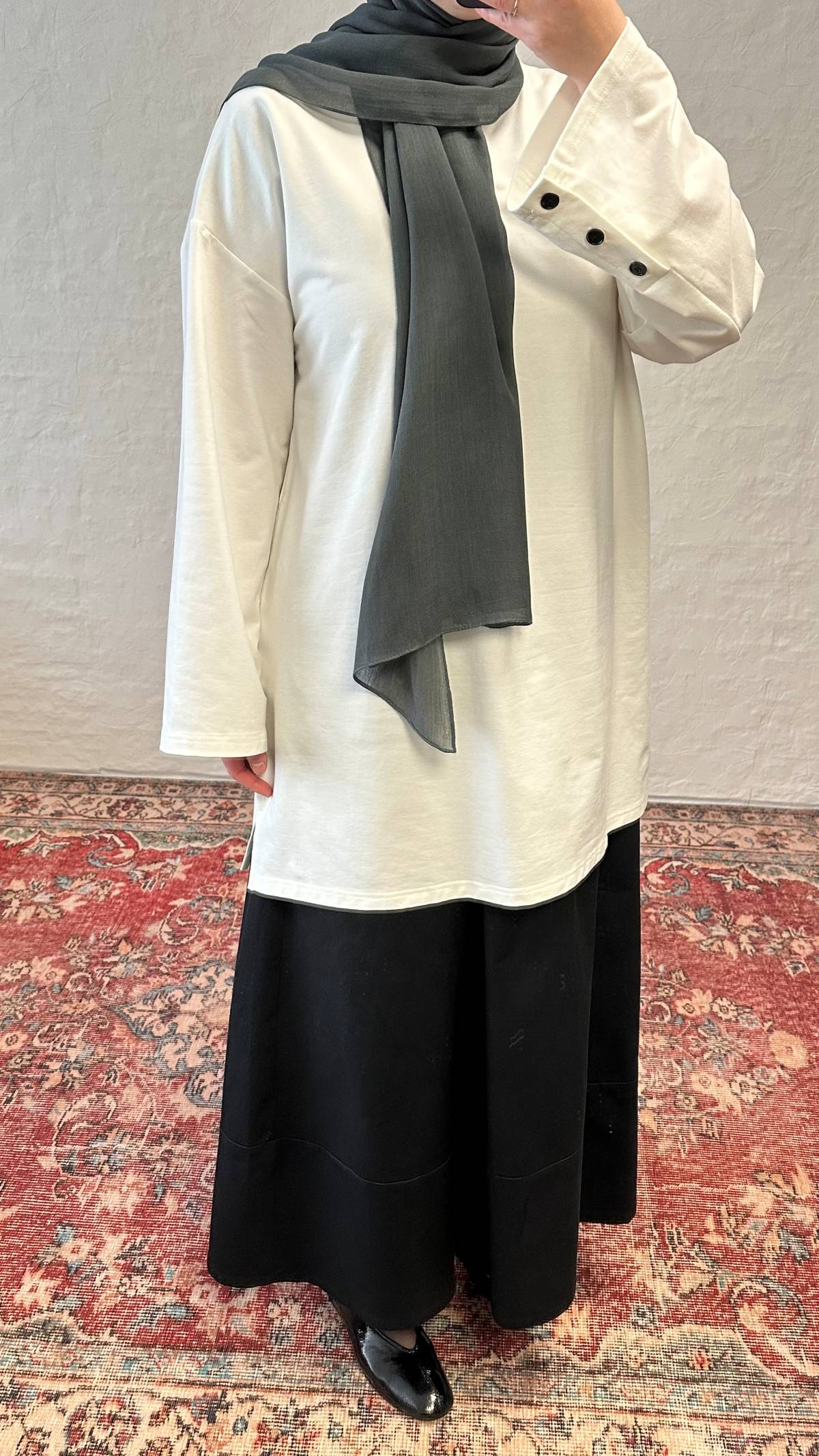 Cmfy Oversized Tshirt -White